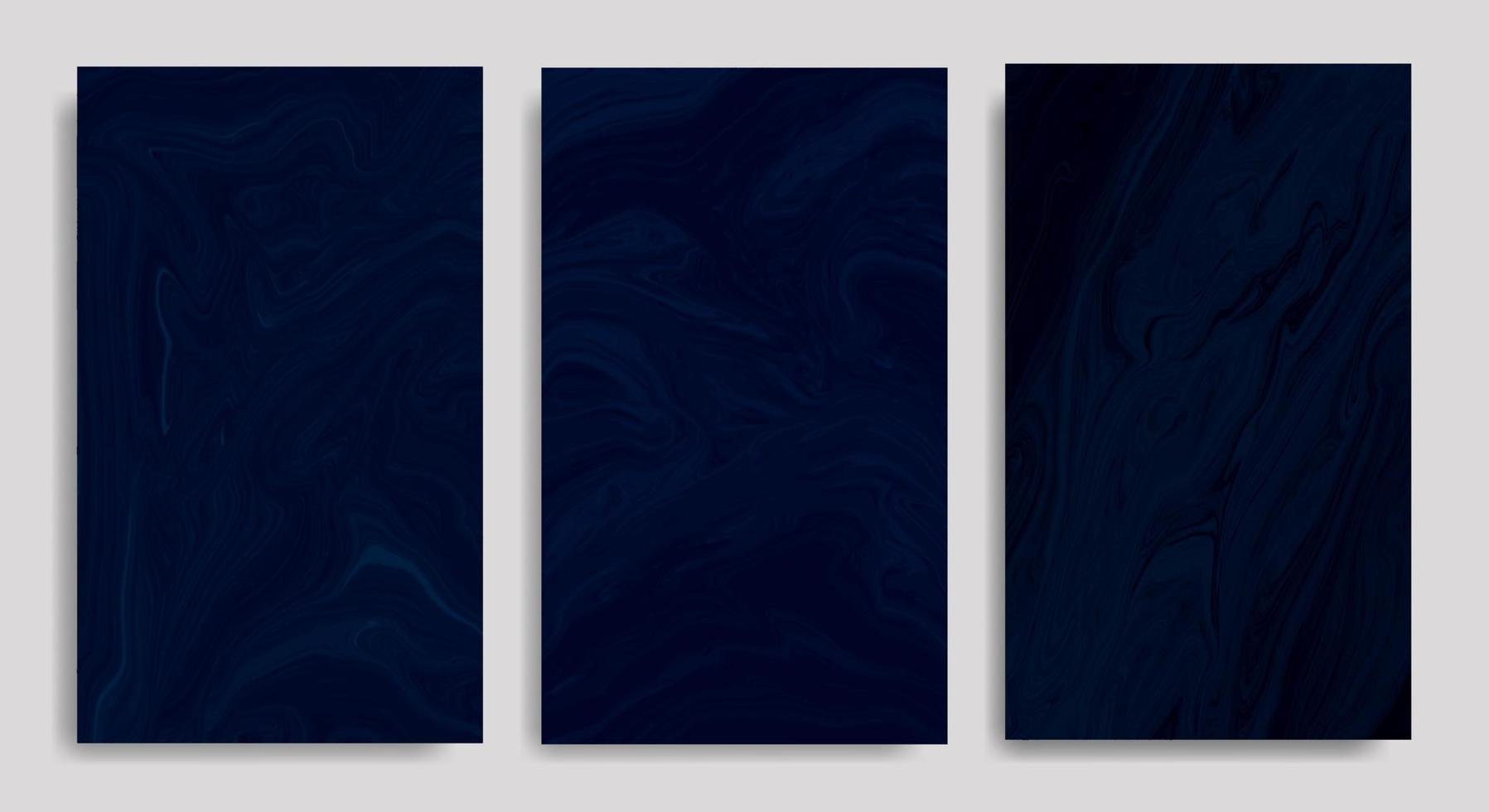 definir fundo de mármore líquido azul escuro abstrato vetor