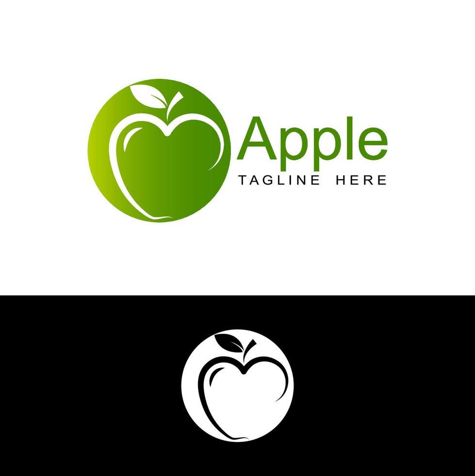 vetor de design de modelo de logotipo da apple