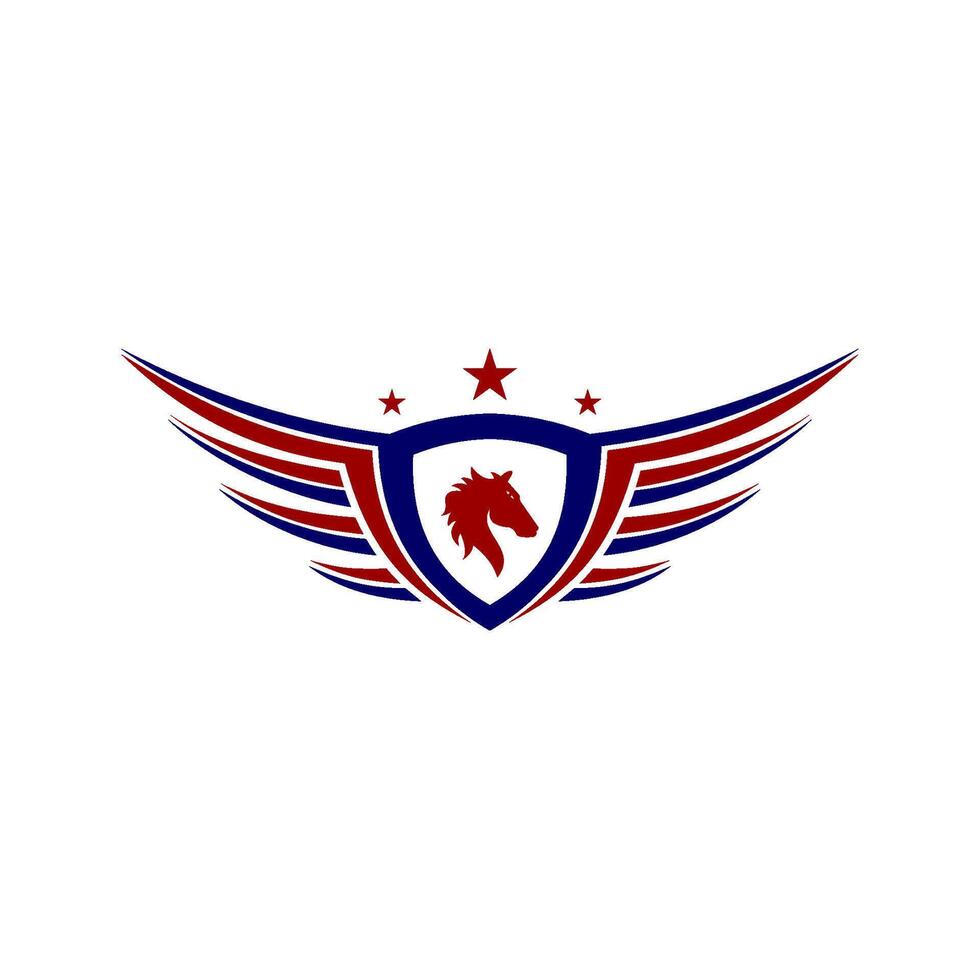 asas logotipo modelo ilustração Projeto vetor