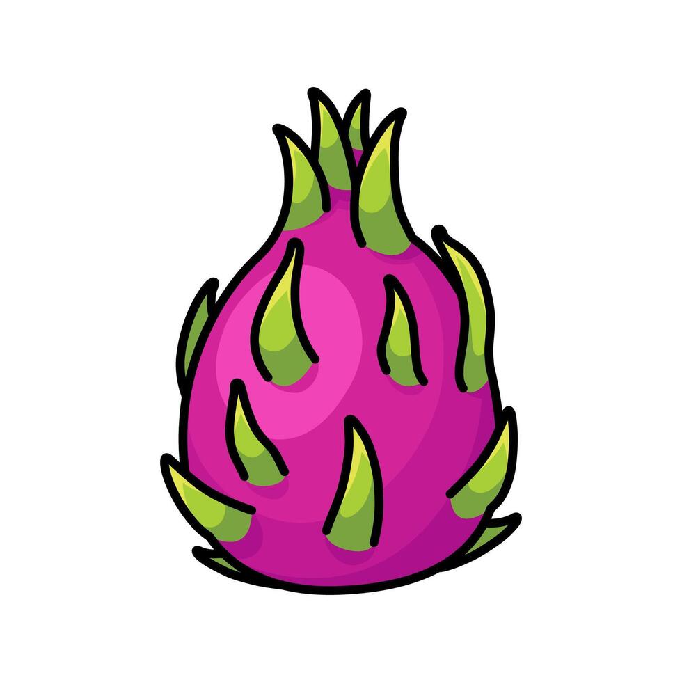 ilustração de fruta do dragão vetor