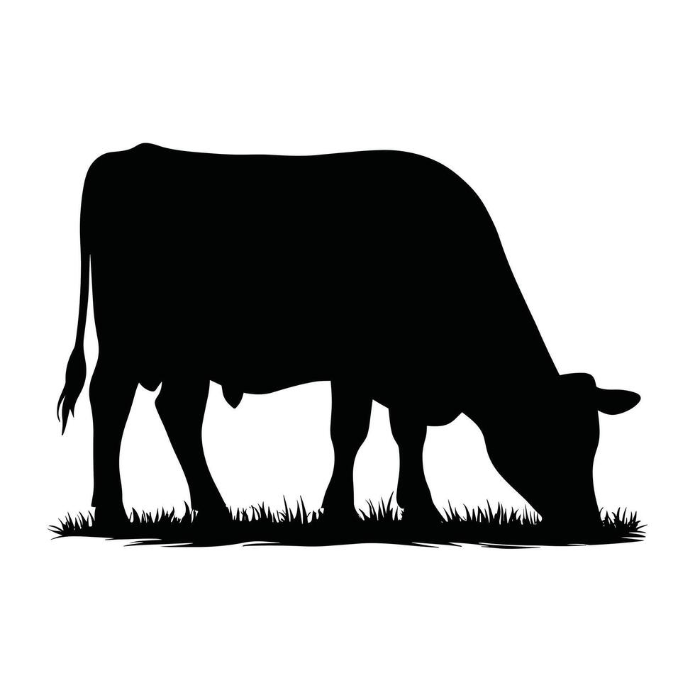 fofa vaca. adesivo para social redes, gráfico elemento para local na rede Internet. animais, mamífero, fauna e natureza, agricultura e agricultura. brinquedo e mascote para crianças. desenho animado plano ilustração vetor