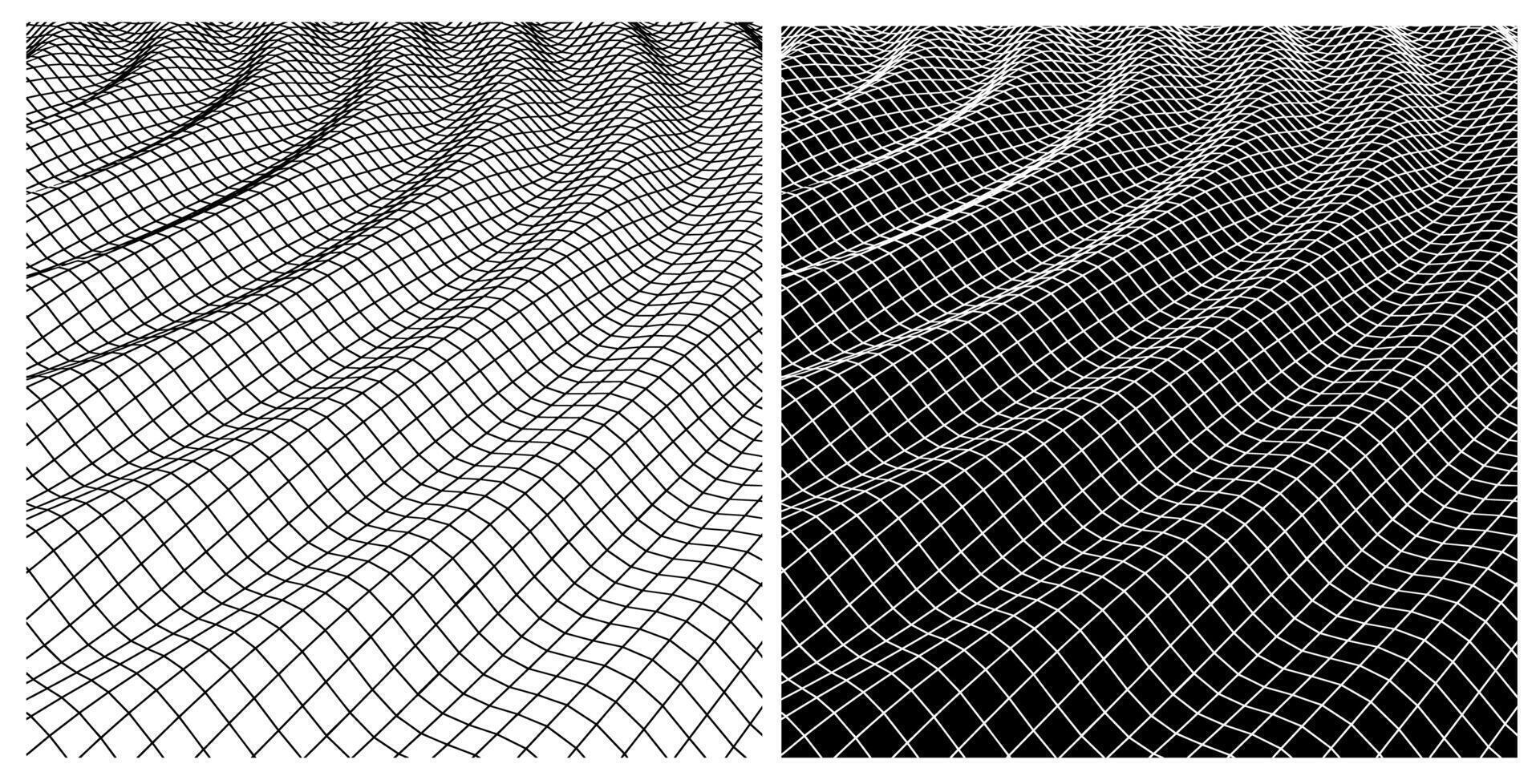ondas distorção forma dentro espaço vetor