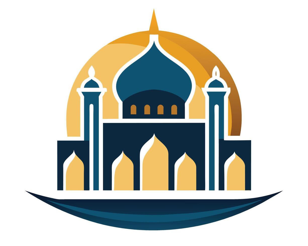 moderno mesquita logotipo símbolo vetor
