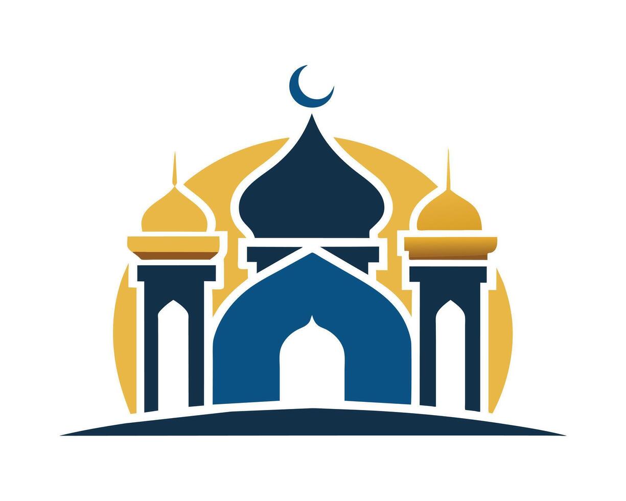 moderno mesquita logotipo símbolo vetor