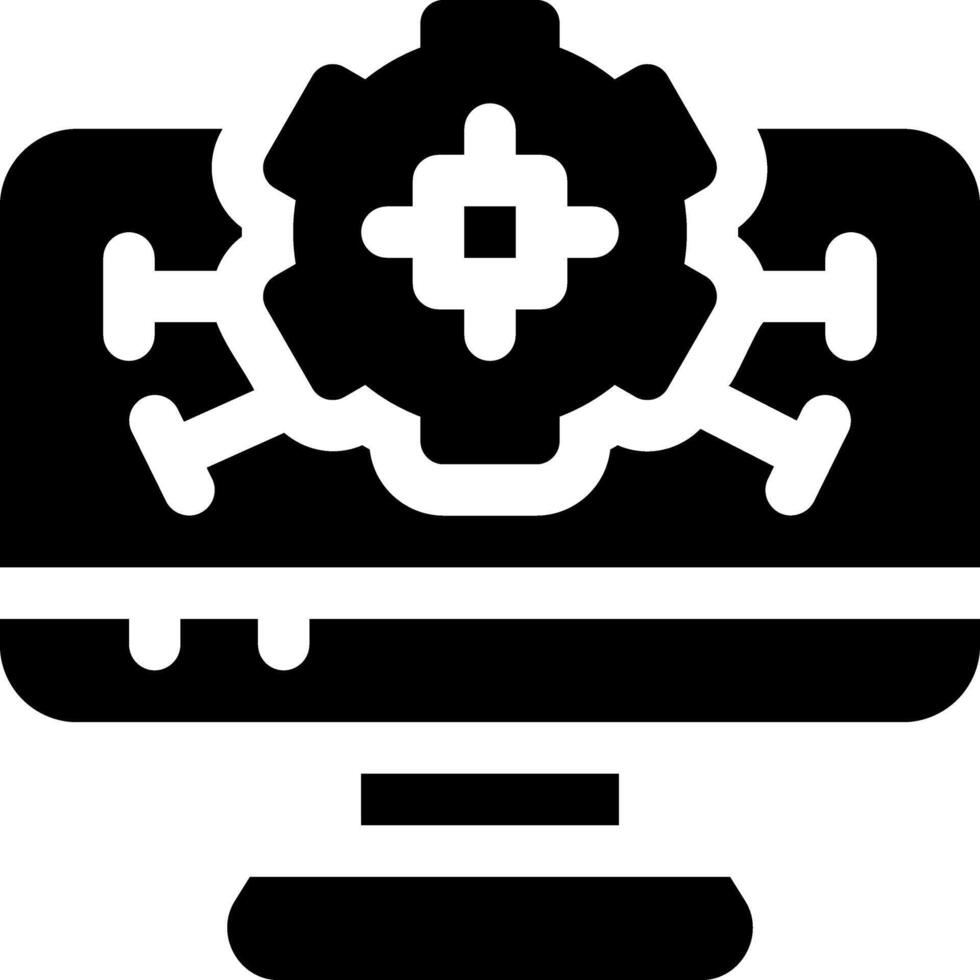 isto ícone ou logotipo artificial inteligência e nuvem dados ícone ou de outros Onde tudo relacionado para tecnologia e outras ou Projeto inscrição Programas vetor