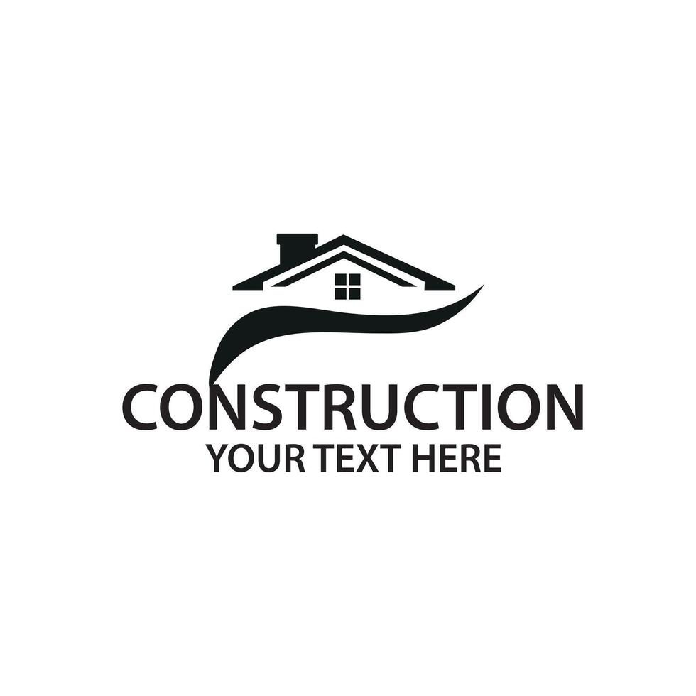 real Estado Projeto faz-tudo, encanamento, telhados, construção ou eletricista logotipo vetor