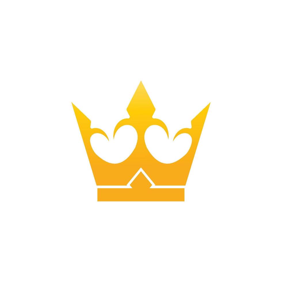 coroa logotipo modelo ícone ilustração Projeto vetor
