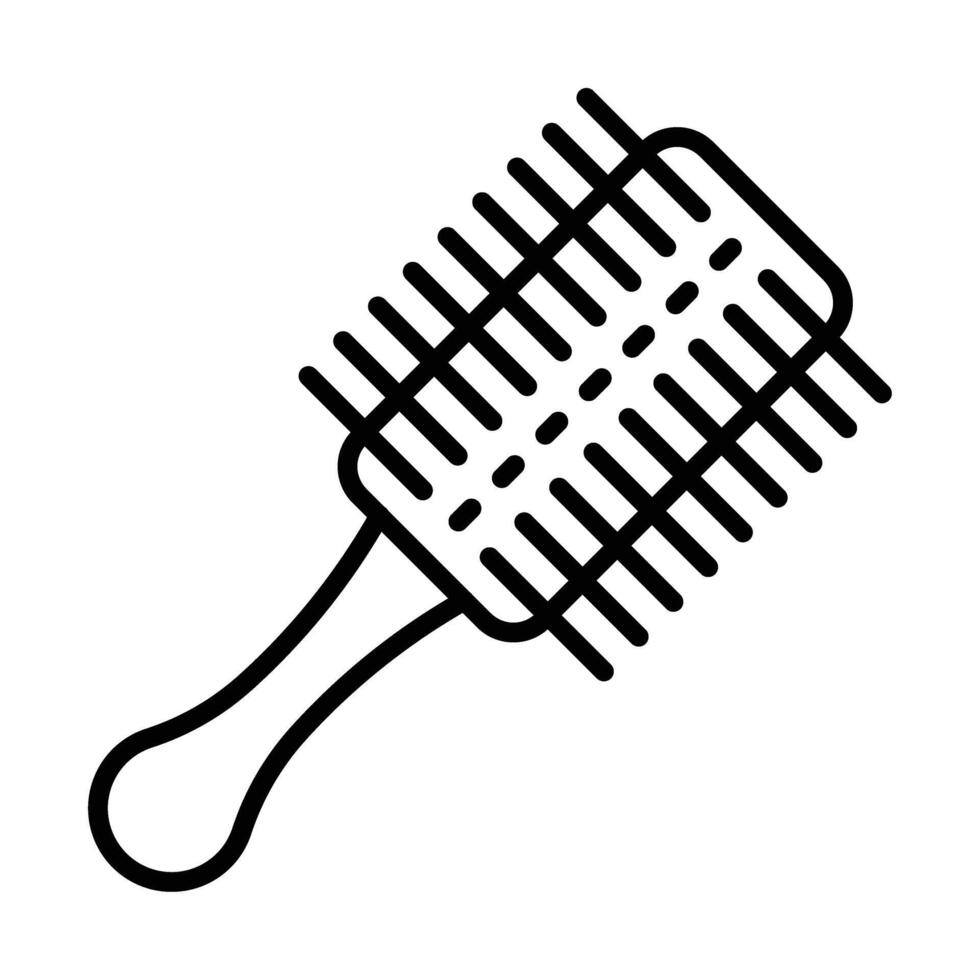 451 cabelos escova ícone linha ícone Projeto vetor
