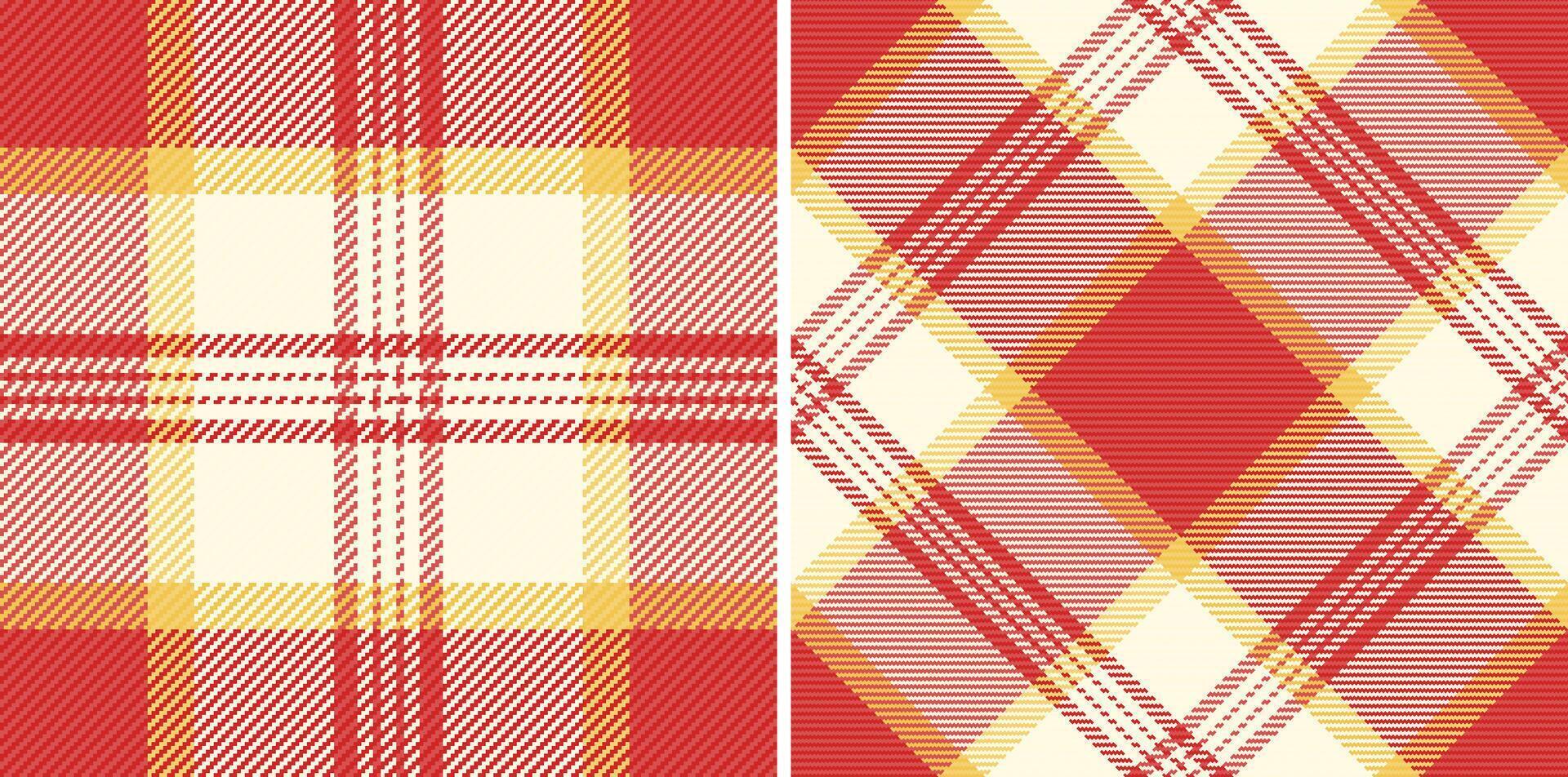 tartan Verifica têxtil do padronizar tecido com uma xadrez desatado textura fundo. vetor