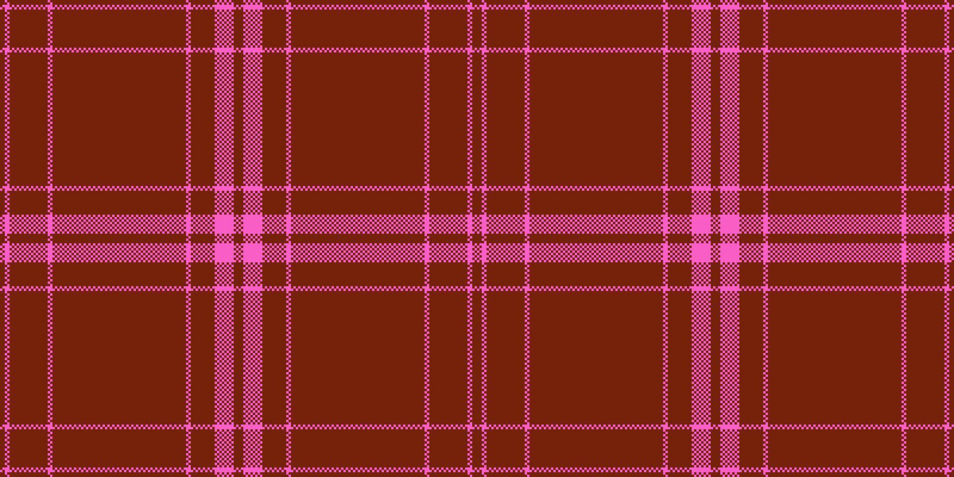 meio-tom têxtil fundo xadrez, nu textura Verifica . luxo tartan desatado padronizar tecido dentro vermelho e Rosa cores. vetor