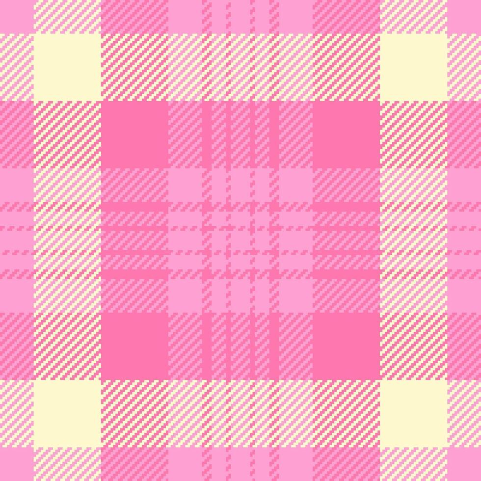 tecido têxtil tartan do textura xadrez com uma Verifica desatado padronizar fundo. vetor