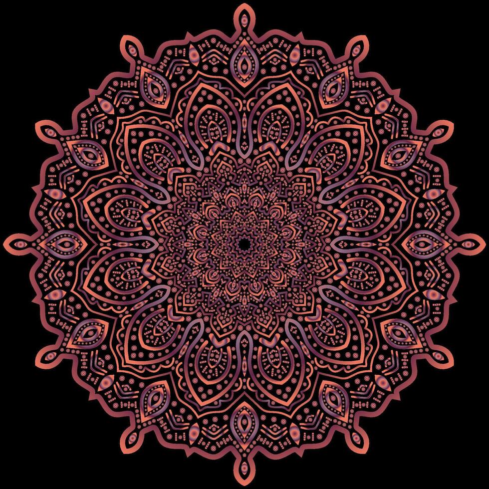 mandala arte para Projeto vintage decoração, livro capa, motivo, étnico design, ornamento, plano de fundo vetor