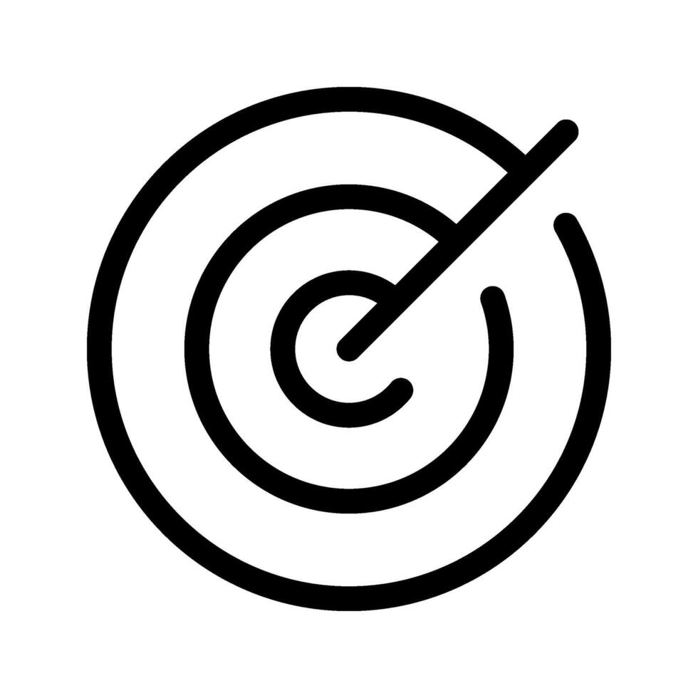 alvo ícone símbolo Projeto ilustração vetor
