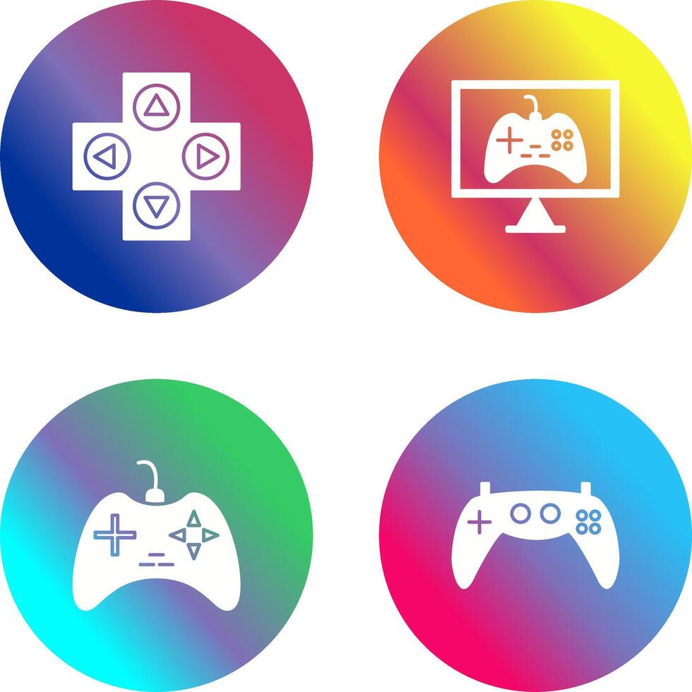 jogos ao controle e conectados jogos ícone vetor