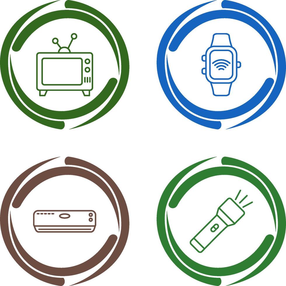 televisão e inteligente Assistir ícone vetor