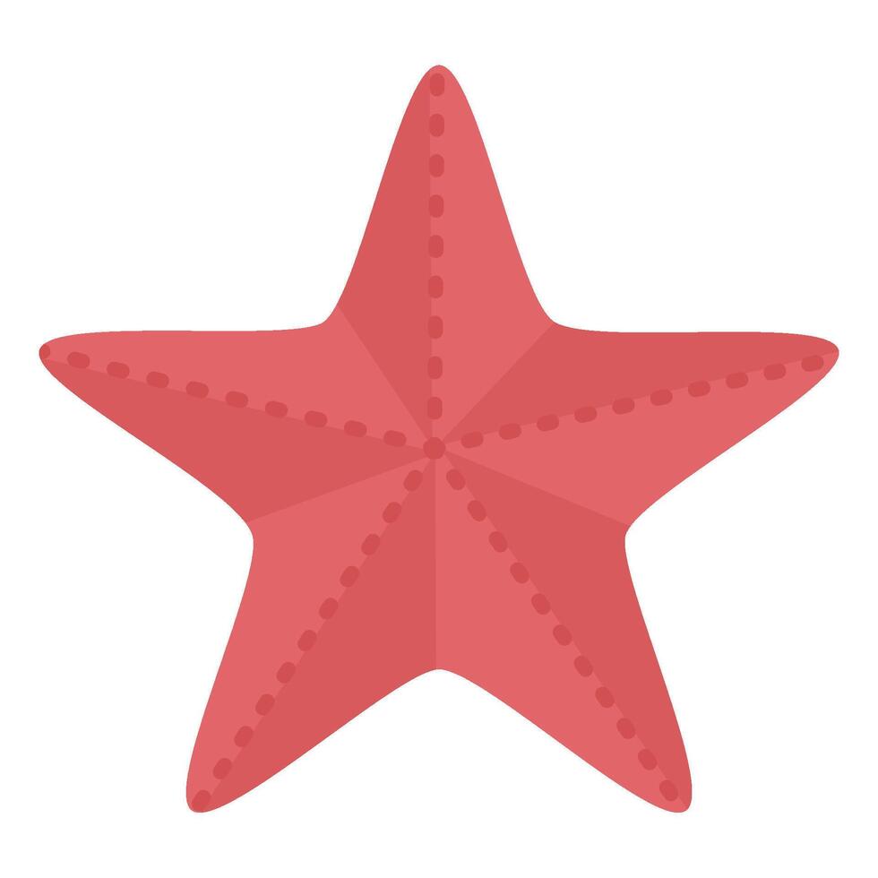 Rosa estrelas do mar ilustração vetor