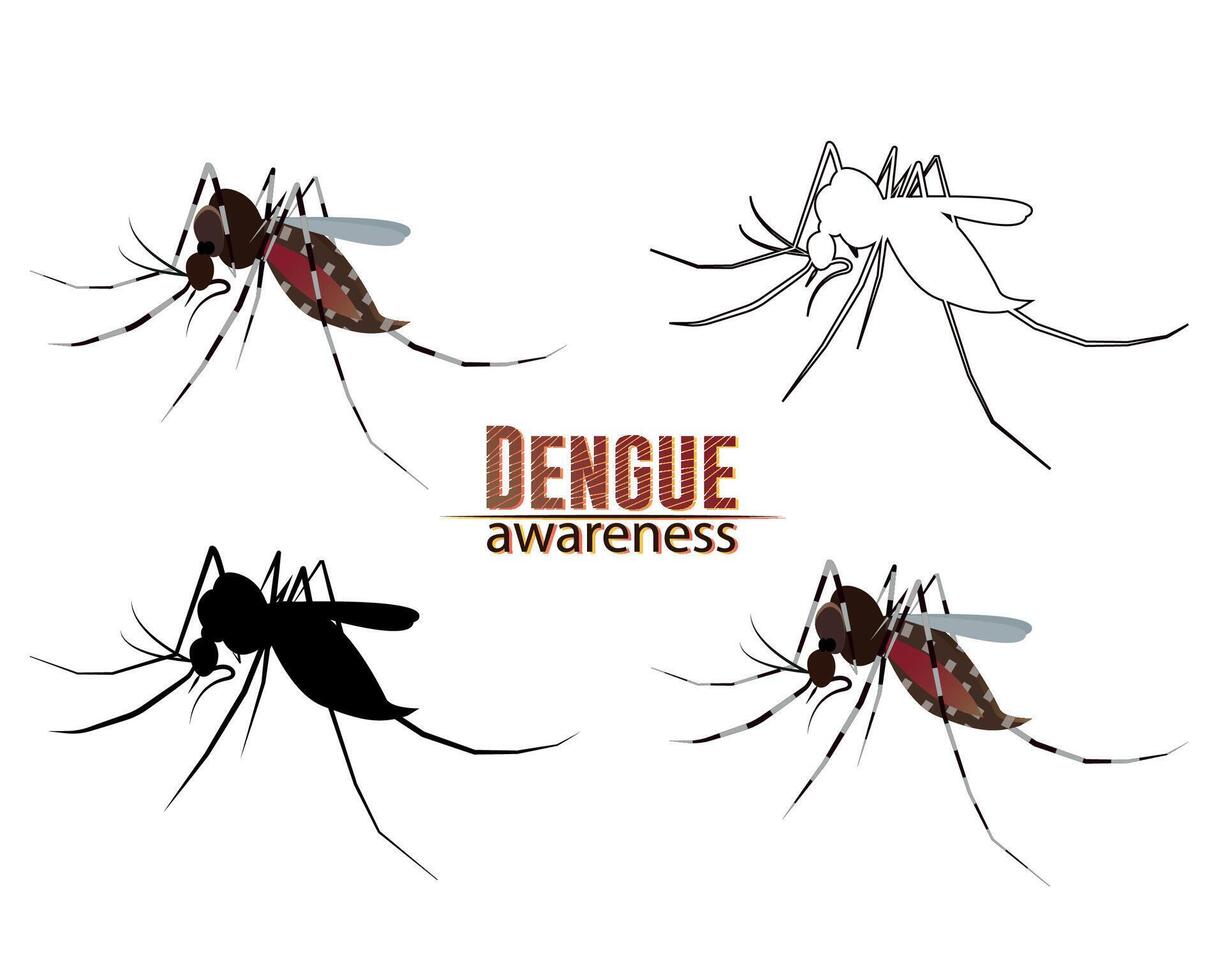 mosquitos levar muitos doença tal Como dengue febre e senão vetor