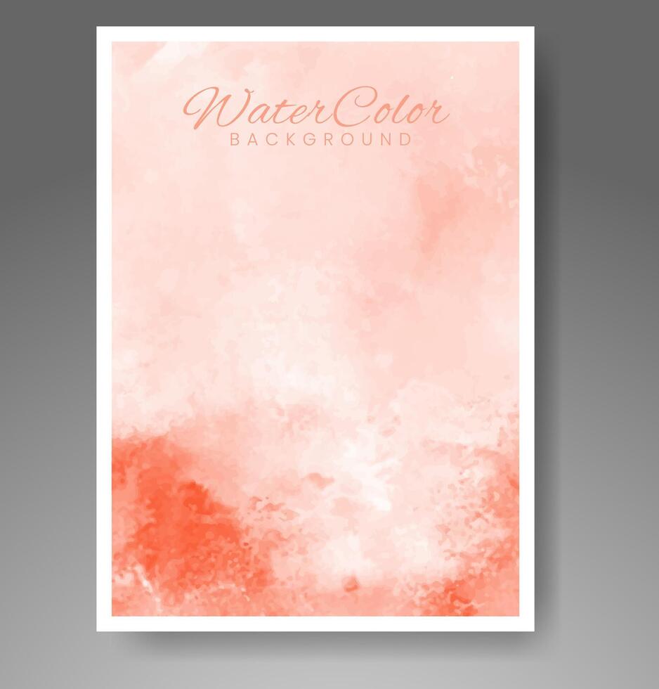 cartões com fundo aquarela. design para sua capa, data, cartão postal, banner, logotipo. vetor