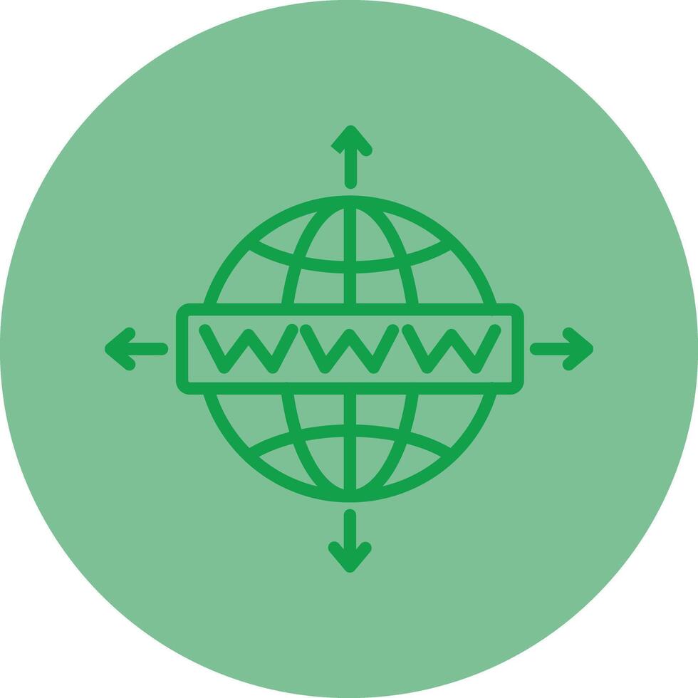 navegando verde linha círculo ícone Projeto vetor