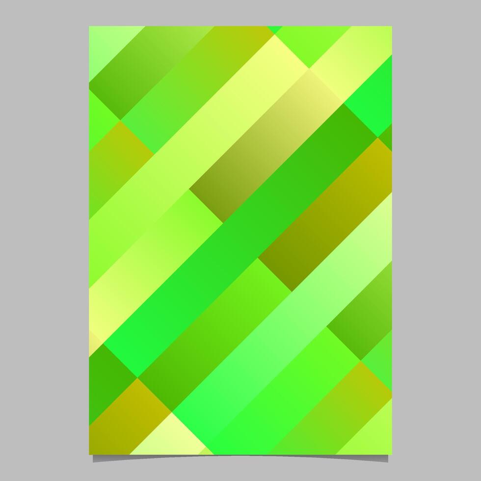 colorida na moda gradiente diagonal listra folheto modelo vetor