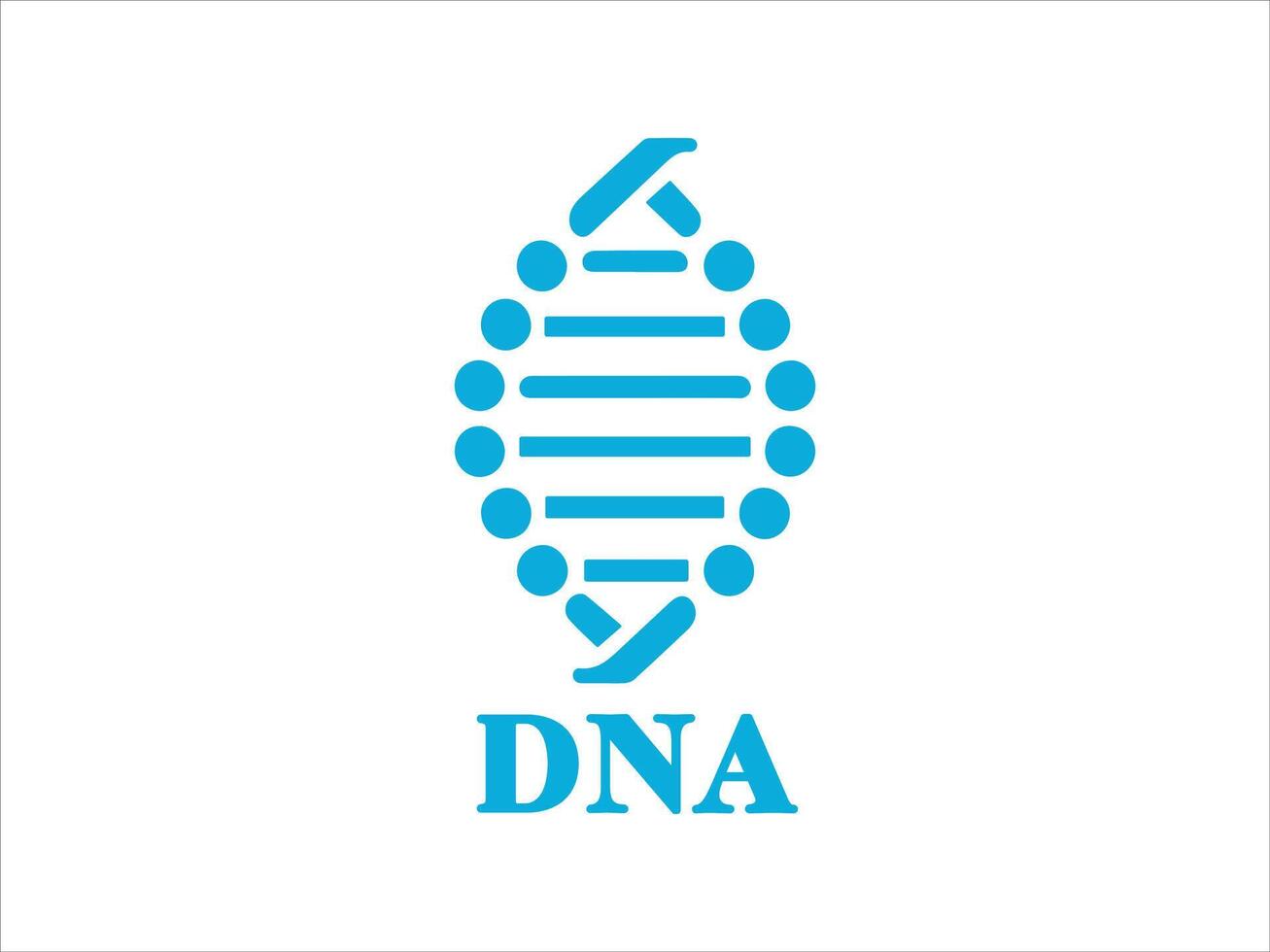 modelo de design de logotipo de dna vetor