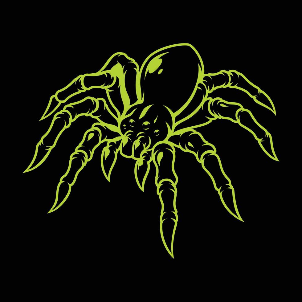 logotipo de vetor de aranha