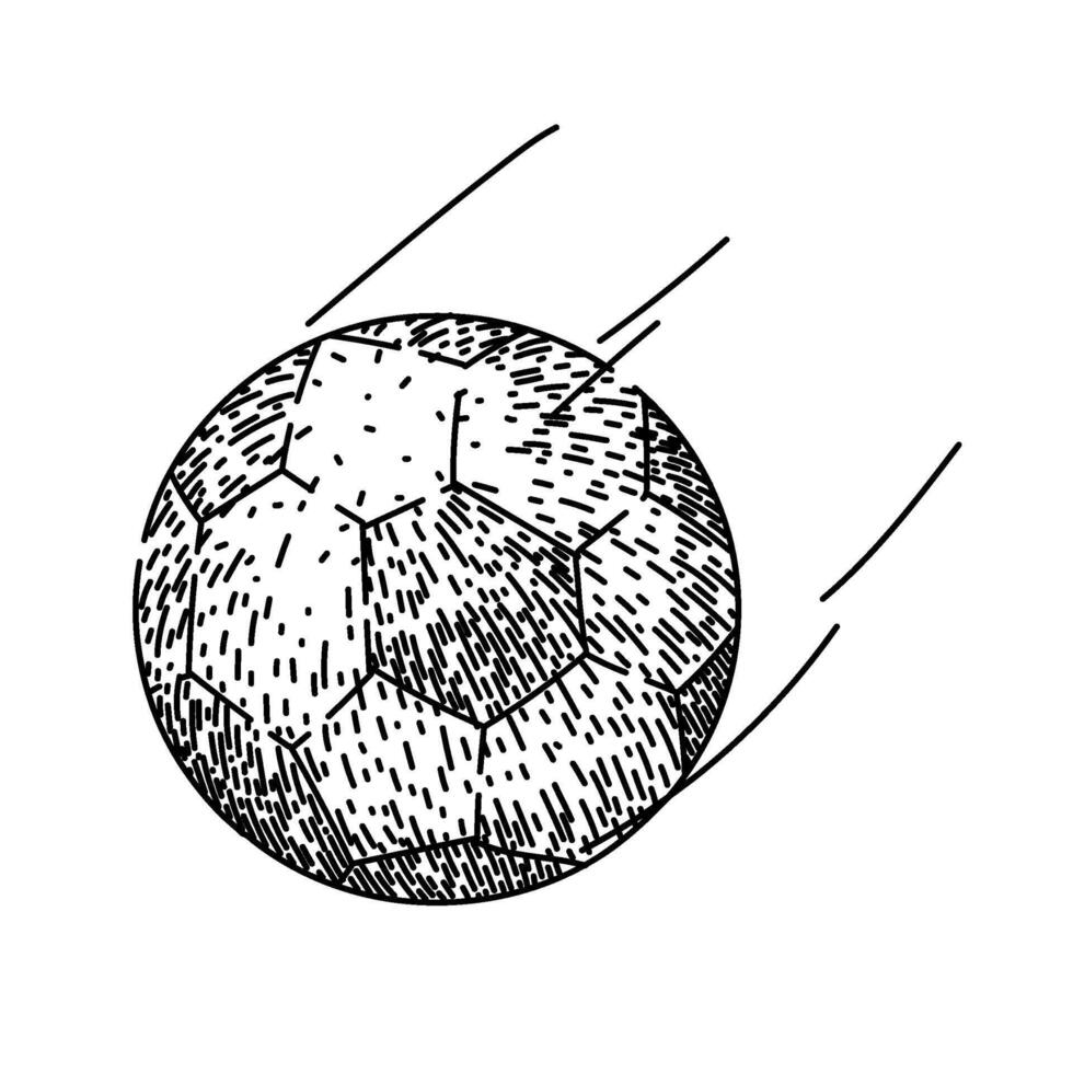 jogos futebol bola esboço mão desenhado vetor