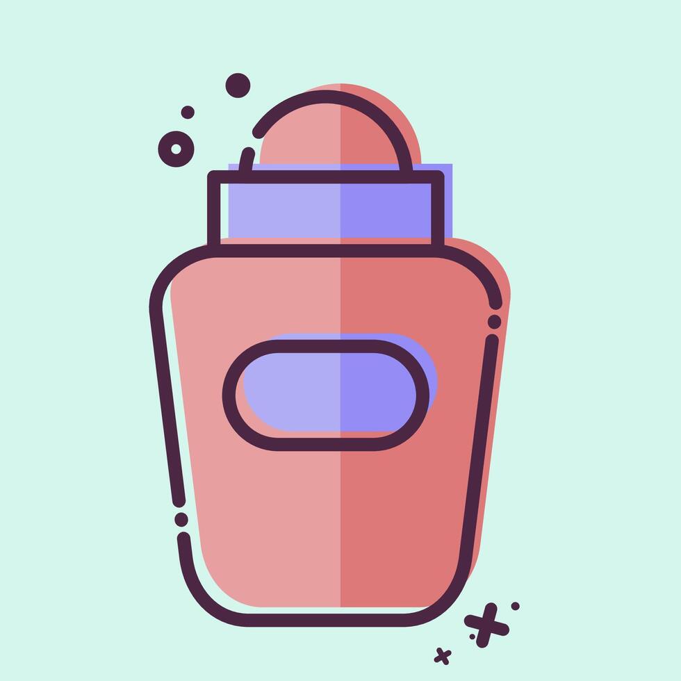 ícone Desodorante. relacionado para higiene símbolo. mbe estilo. simples Projeto ilustração vetor
