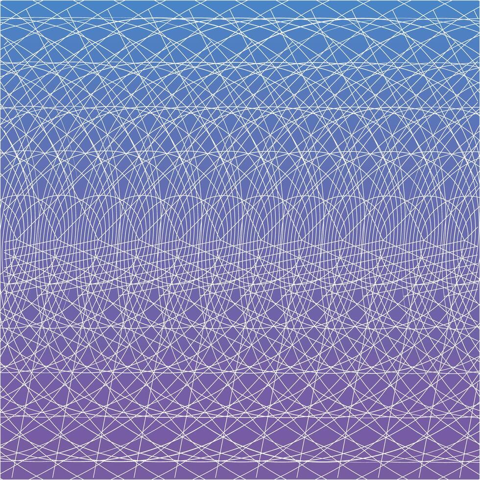 abstrato padronizar do linhas e curvas com gradiente azul lilás fundo. vetor