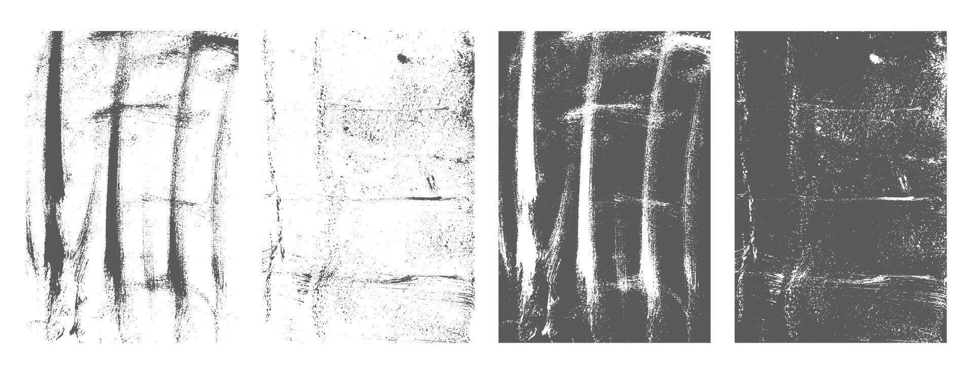 coleção do abstrato angústia textura quadro, Armação pano de fundo vetor