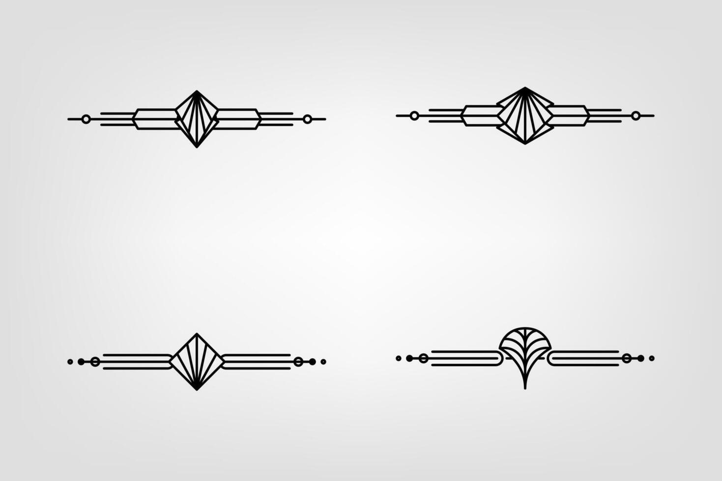 arte deco linha fronteira. moderno árabe ouro quadros, decorativo linhas fronteiras e geométrico dourado rótulo quadro, Armação Projeto elementos vetor