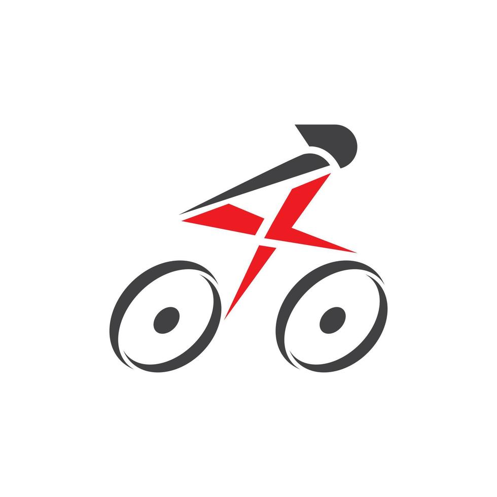 logotipo da letra x bicicleta vetor