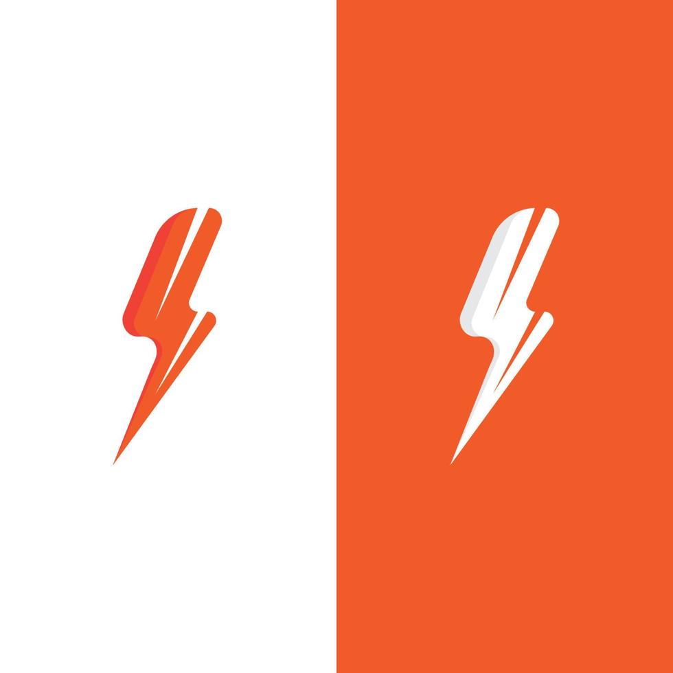 modelo de logotipo flash thunderbolt vetor