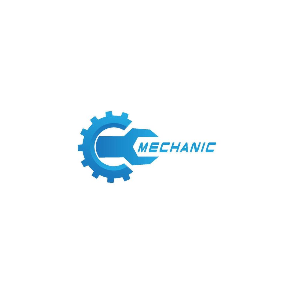 logotipo ícone mecânico Projeto vetor