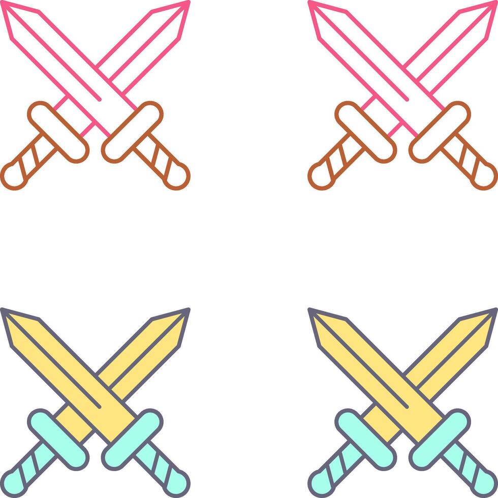 design de ícone de espada vetor