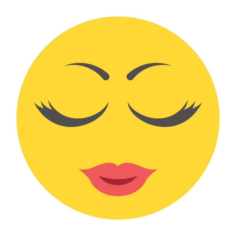 conceitos de emoticon da moda vetor