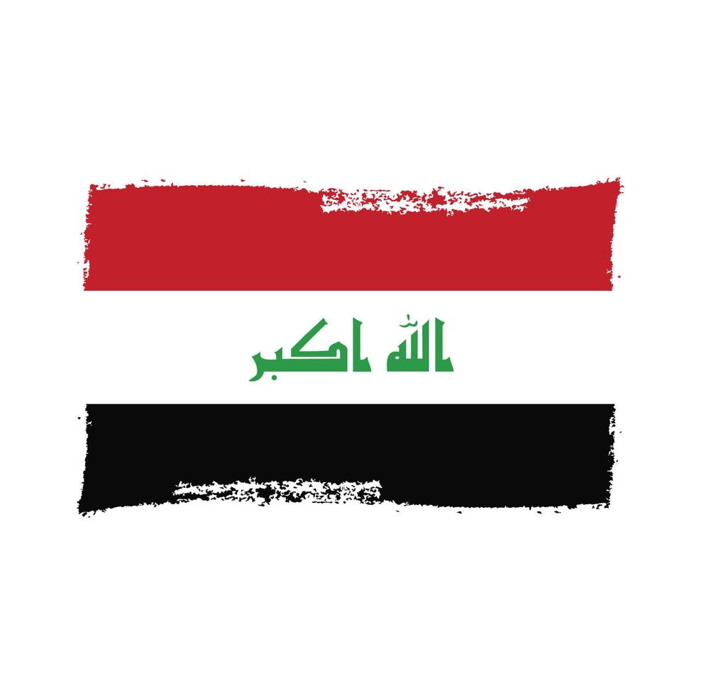 vetor da bandeira do iraque