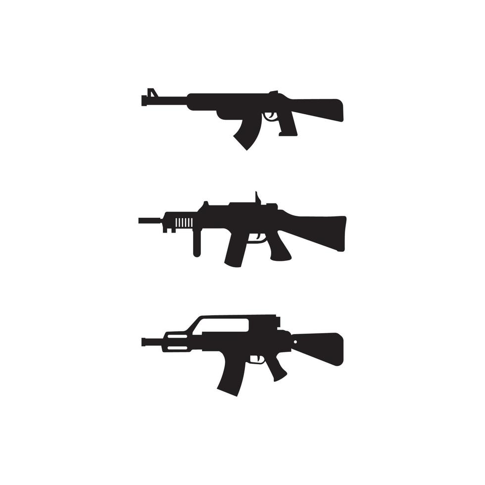 logotipo da arma e exército soldado atirador tiro ilustração vetorial revólver de tiro militar vetor