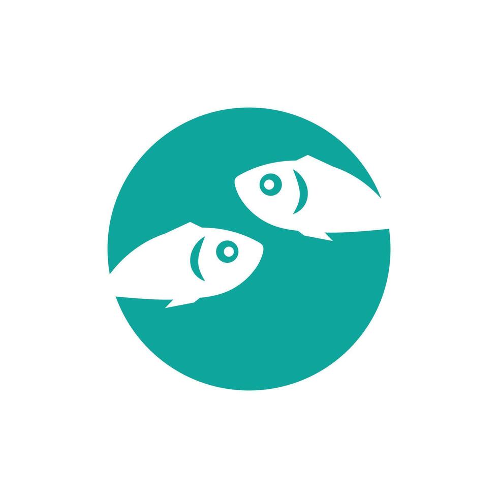 peixe logotipo modelo elemento símbolo vetor