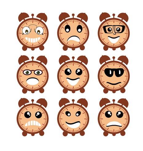 Emoji ícones de expressão emoticon vetor