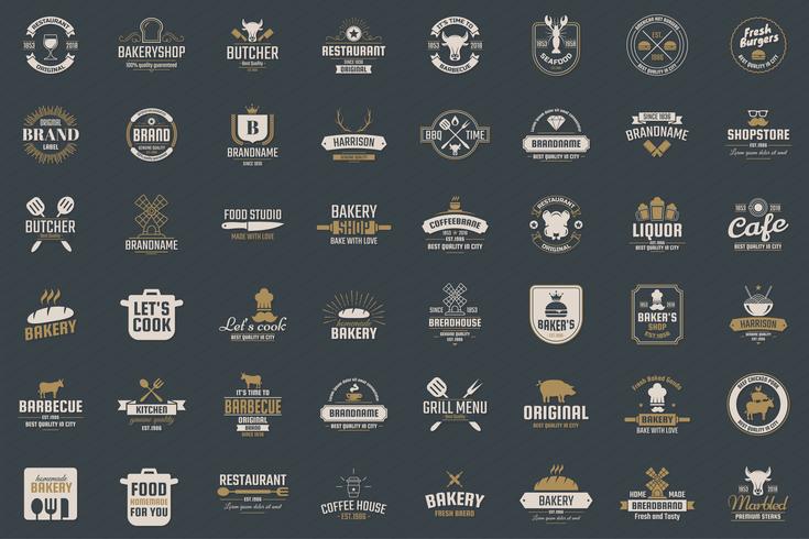 Vintage Retro Vector Logo para banner