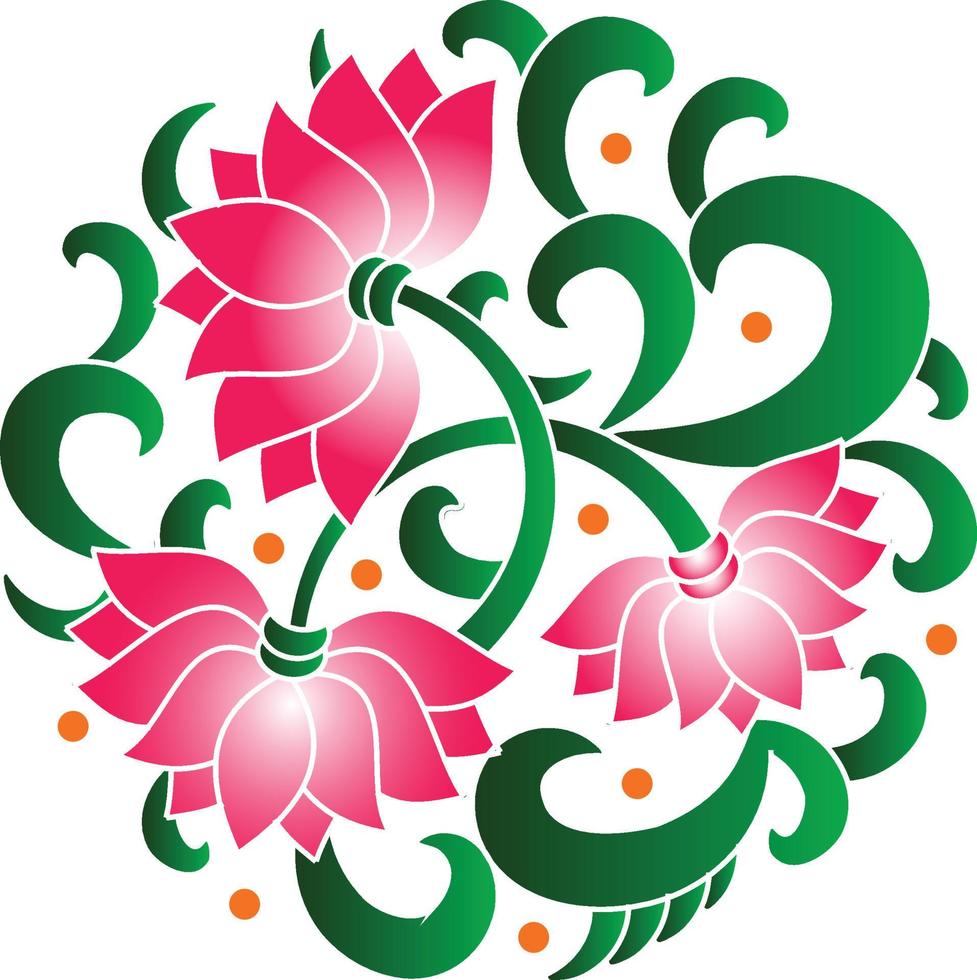 lotus.vector ornamental, abstrato, estilo oriental, flor, lótus, ioga, medalhão, desenho à mão. para impressão têxtil, logotipo, papel de parede vetor