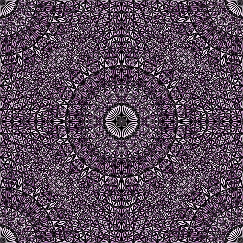 desatado oriental roxa mosaico mandala padronizar fundo vetor