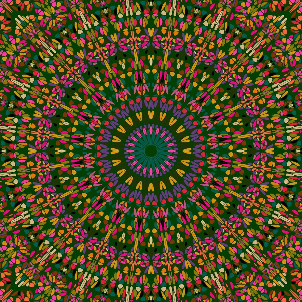 oriental dinâmico abstrato cascalho mosaico mandala fundo Projeto vetor