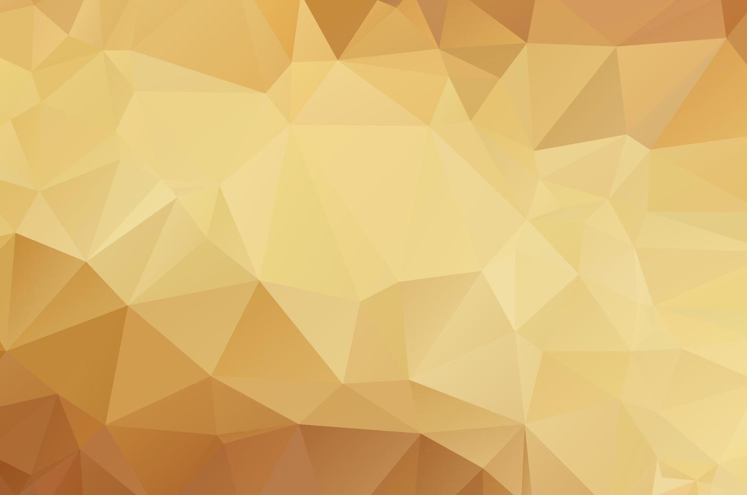 fundo de cristal ouro poli baixa. padrão de design do polígono. ilustração em vetor baixo poli dourado, fundo de baixo polígono.