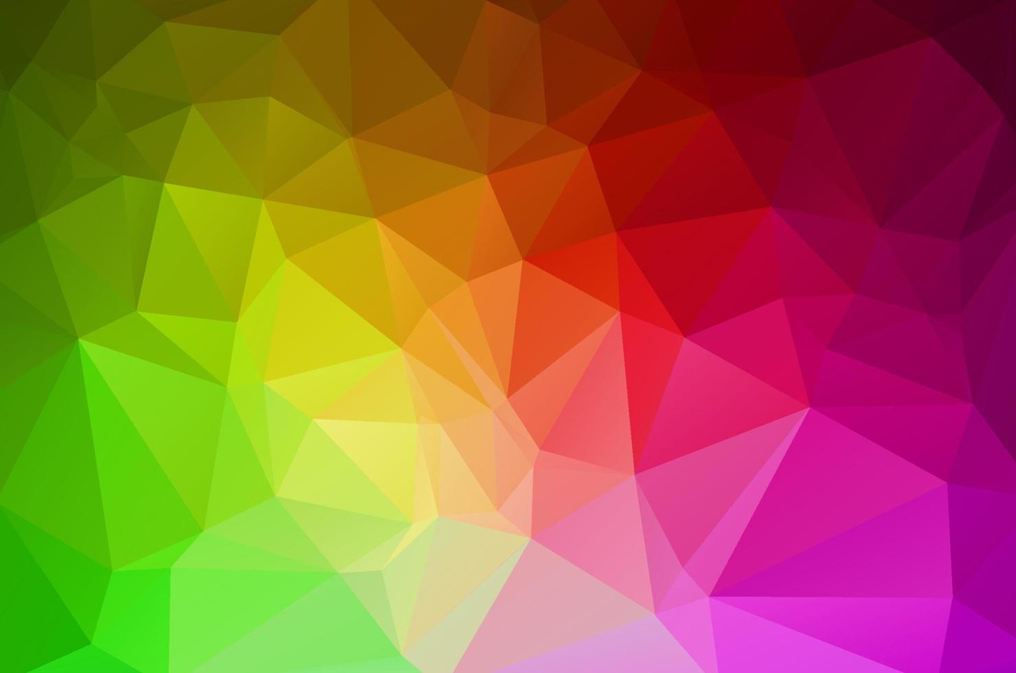 fundo de cristal poli baixo colorido claro. padrão de design do polígono. ilustração em vetor baixo poli, fundo de baixo polígono.