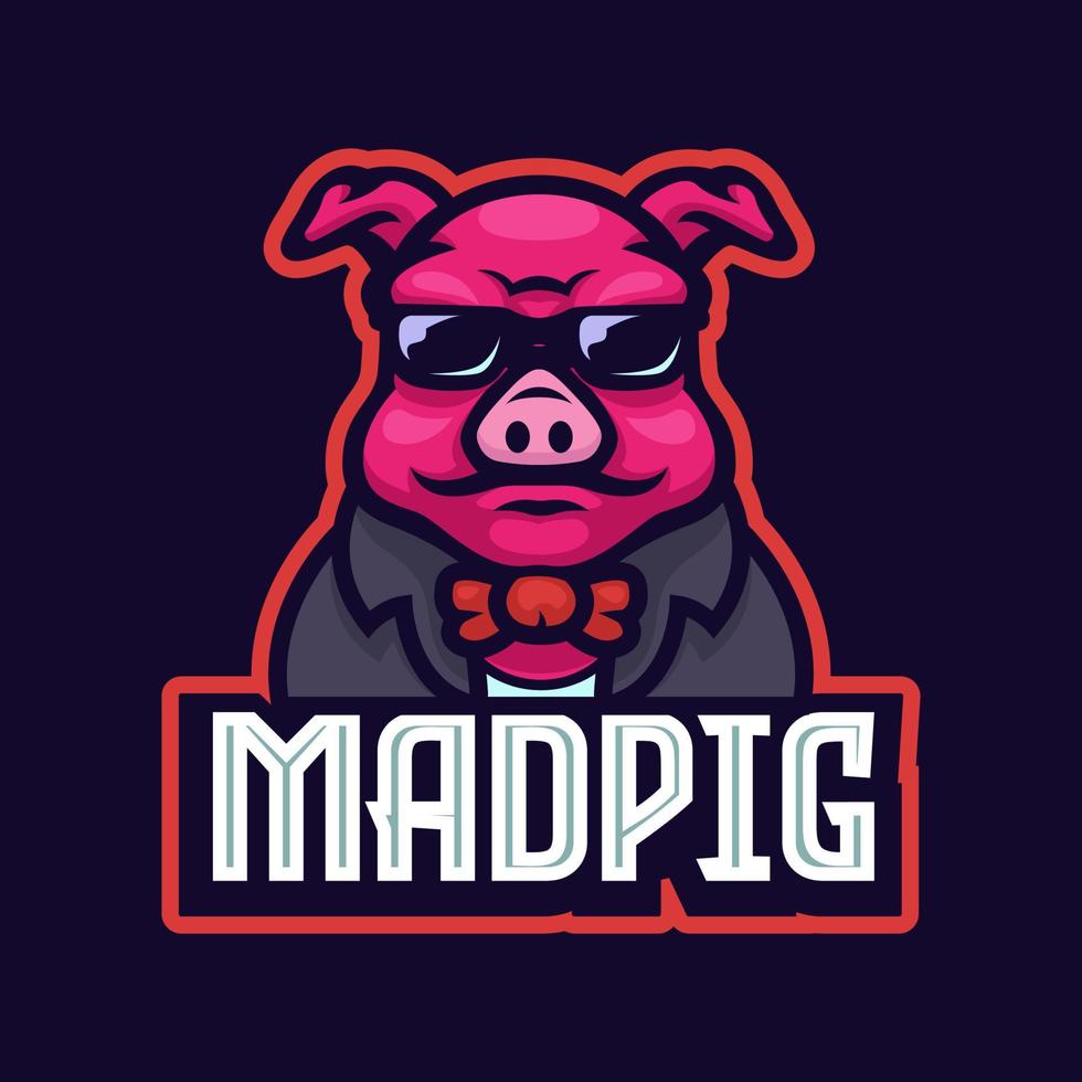 logotipo pig esport vetor