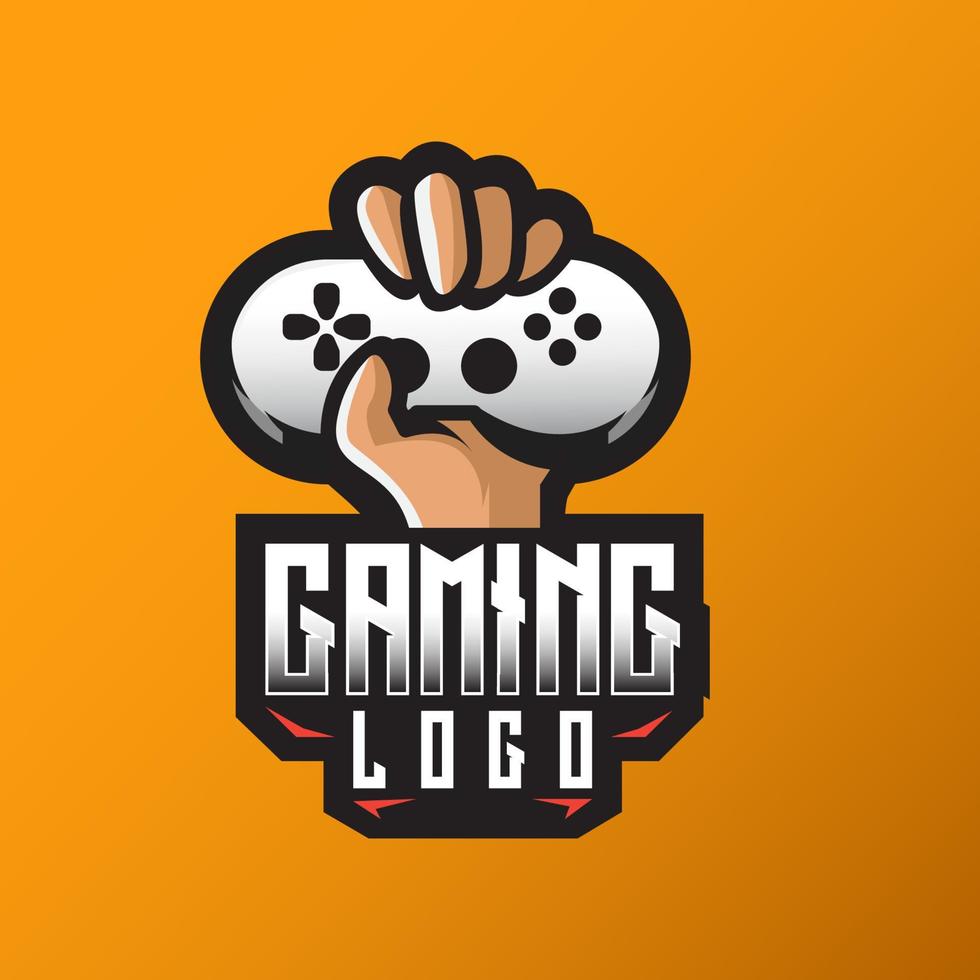 logotipo do controlador de jogo vetor