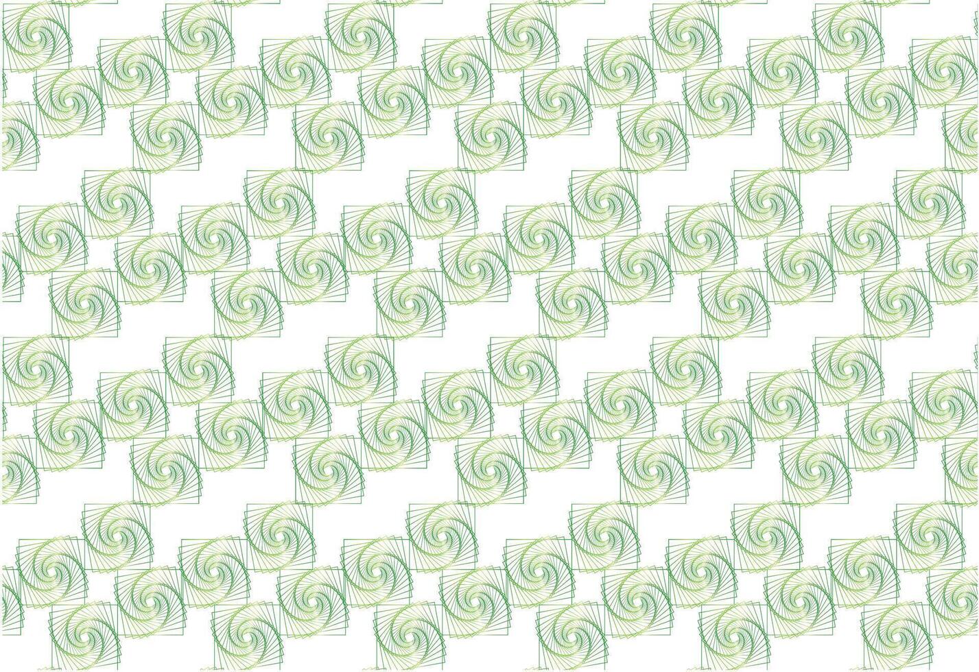 ilustração padrão, abstrato geométrico estilo. recorrente do abstrato verde gradiente linha dentro quadrado em branco fundo. vetor