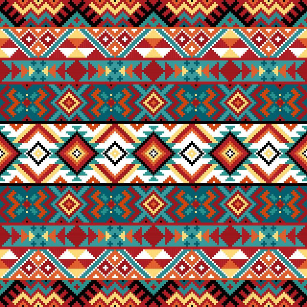 nativo americano design,étnico padrão, abstrato geométrico enfeite vetor